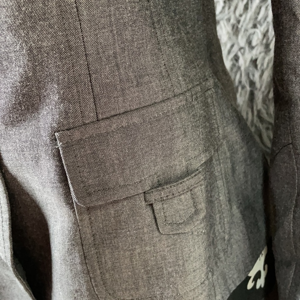 TAHARI Arthur S. Levine Gray Blazer Jacket Size 2P - Picture 4 of 9